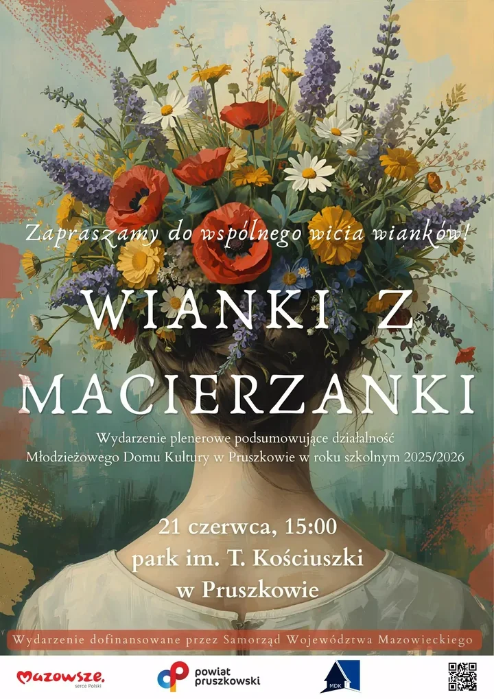 Pruszków zakwita latem - Wianki z macierzanki wracają do parku